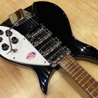 Rickenbacker 325C64 Short-Scale Electric Guitar JetGlo (Black) image 6
