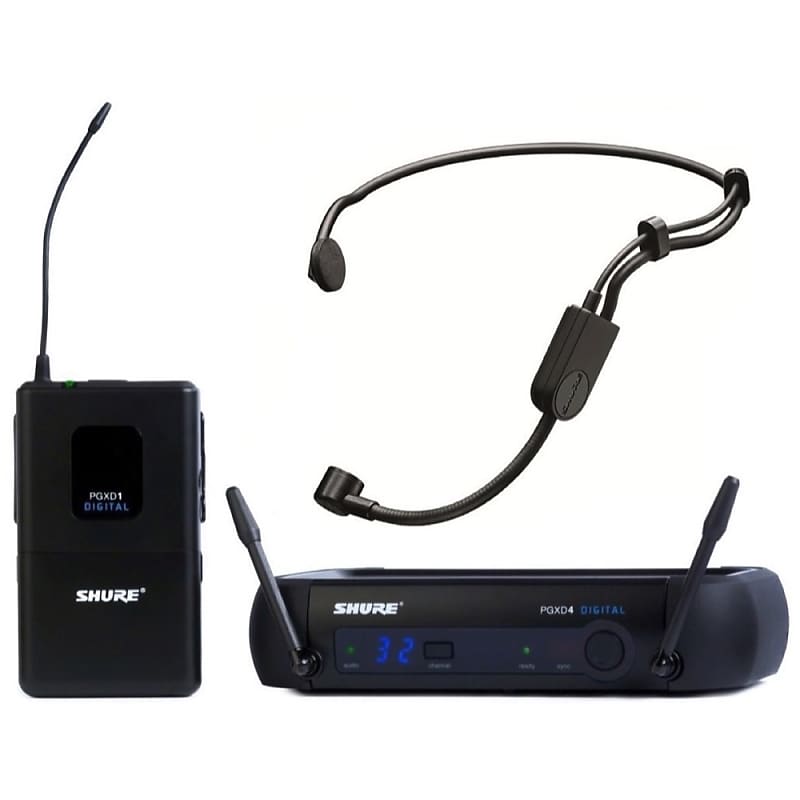 Shure PGXD14/PGA31 Digital Wireless Headset Microphone System, (900 MHz) image 1