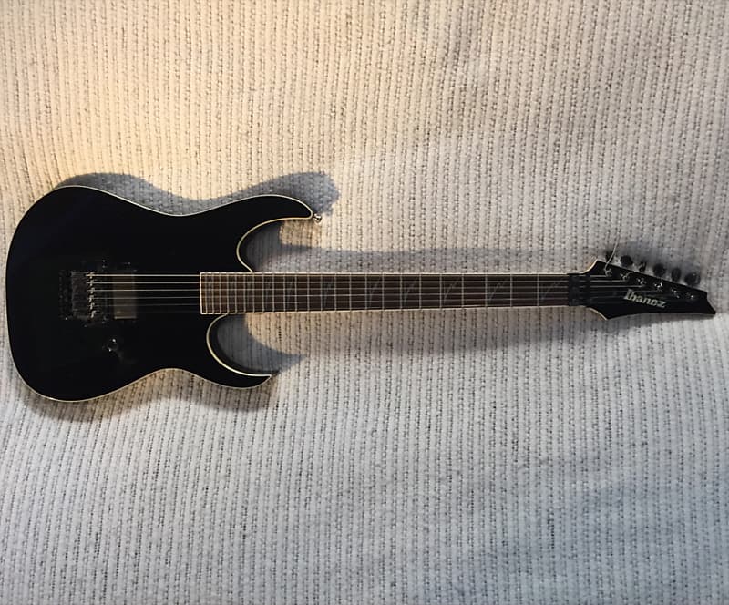 Ibanez RG 2610E 2007 Black with White Binding | Reverb