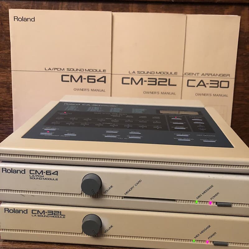 CM-64 Roland　音源モジュール Roland CM-64 LA/PCM MIDI音源モジュール