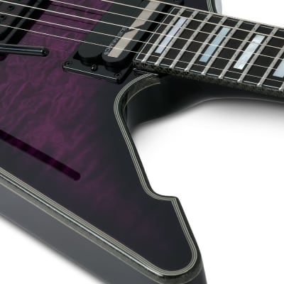 Schecter E-1 Floyd Rose S Special Edition - Trans Purple Burst 3071 image 14