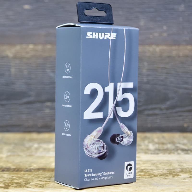 Shure SE215-CL Professional Sound Isolating Earphones High-Definition MicroDriver image 1