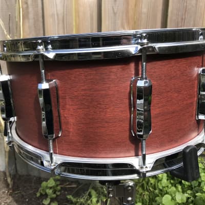 Majestic Endeavor snare 14x6 Thin birch Shell with rerings image 4