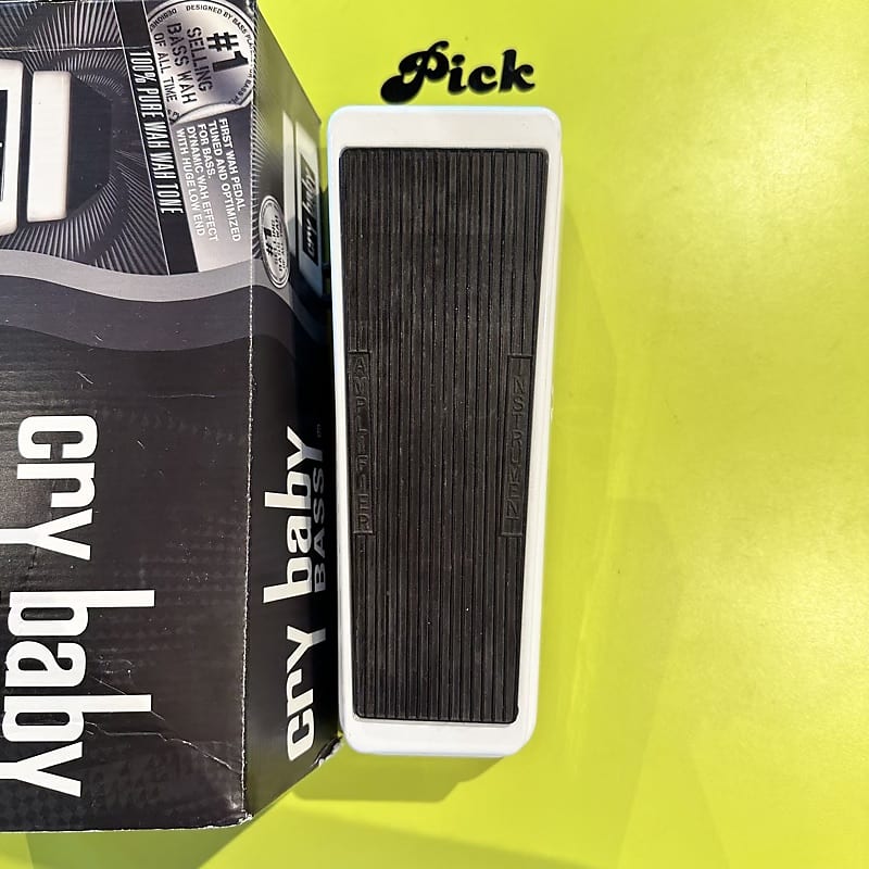 Dunlop 105Q Cry Baby Bass Wah 1999 Present White Reverb