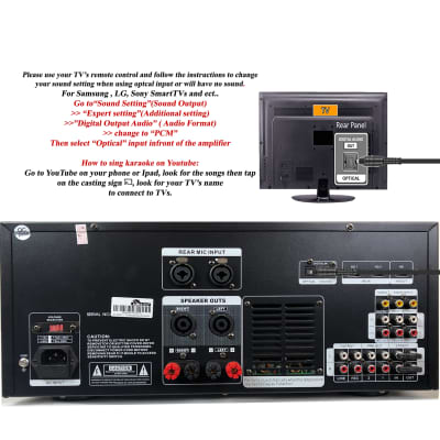IDOLpro IP-3600 II 1300W Mixing Amplifier,IPS-680 1000W Speakers,Wireless Microphones Karaoke System image 8