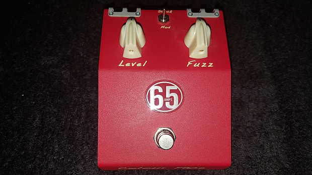 65 Amps Colour Face Distortion/Fuzz Pedal 2015? Red image 1