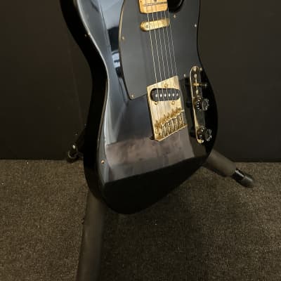 samick テレキャスター Samick Artist Series Telecaster Black And Gold Electric