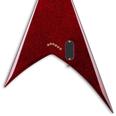 ESP / LTD Kirk Hammett KH-V Red Sparkle 2023 - Red Sparkle w/Hard Shell Case image 3