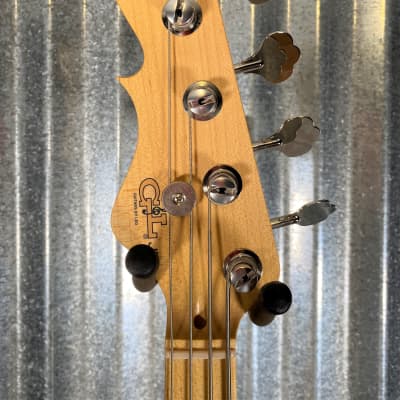 G&L USA 2017 Custom JB 4 String Jazz Bass Blonde Frost Left Hand & Case #4175 Used image 5