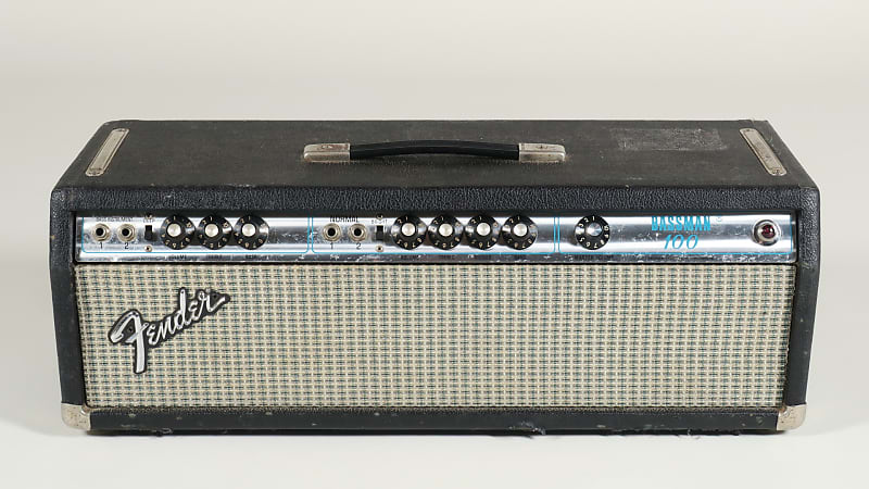 Fender Bassman 100 2-Channel 100-Watt Guitar Amp Head 1972