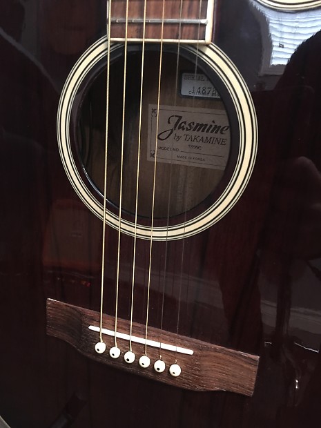 Jasmine by Takamine TS99C 1993 Walnut Burst Acoustic Reverb