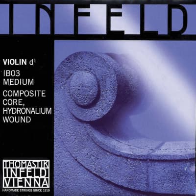 Thomastik-Infeld	IB03 Infeld Blue Hydronalium-Wound Composite Core 4/4 Violin String - D (Medium)