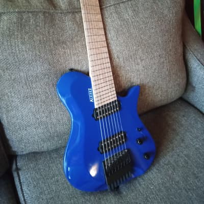 Kiesel Zeus Custom Built Rainbow Sparkle Headless Electric Guitar 