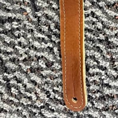 Mint LM Products AC-1, 3-Inch Wide Cotton Blend Weave Adjustable Guitar Strap image 3