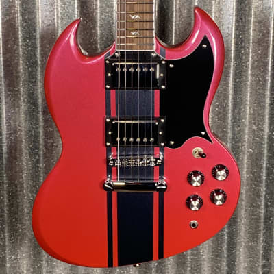 Westcreek Racer Offset SG Indy Red Solid Body Guitar #0216