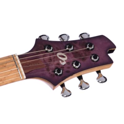o3 Guitars Radon - Purple Nightmare - Hand Made by Alejandro Ramirez - Custom Boutique Electric Guitar image 9