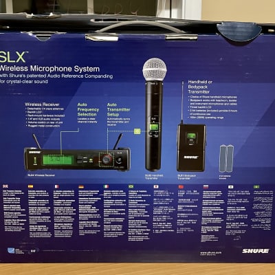 Shure SLX14/84-G5 Wireless System-No Mic or Body Pack-Black image 3