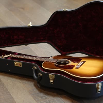 2007 Gibson Custom Shop Ren Ferguson Masterbuild J-45 Quilted Mahogany Custom Acoustic/ Electric Guitar Honey Burst w/ Double Pickguard + COA OHSC image 21