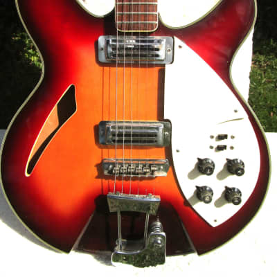 Sekova 360 Copy Guitar, 1970, Japan, 2 Pu. Gig Bag image 3