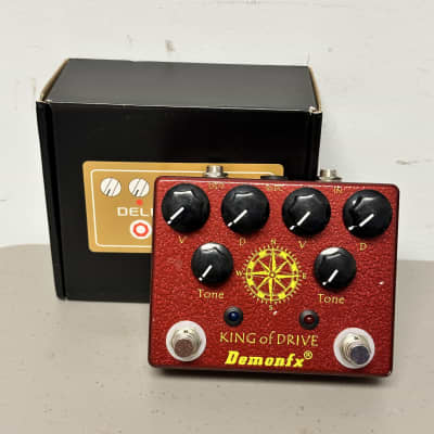 Demon FX King of Drive Dual Distortion Overdrive Effect Pedal image 2