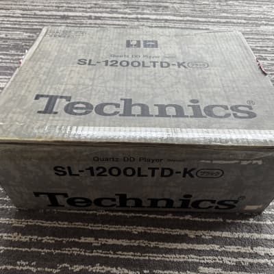 Technics SL-1200LTD Gold Limited Edition Direct Drive Turntable No 2927 in original box image 18
