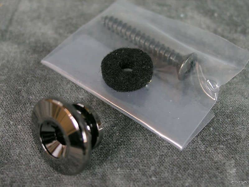 IBANEZ STRAP BUTTON COSMO BLACK RG RGA RGT S JS1000 JEM Reverb