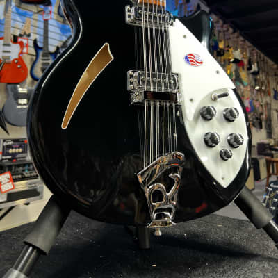 New 2023 Rickenbacker 360/12 12-String 360 Electric, Jetglo w/ OHSCase and Free Ship 764 image 3