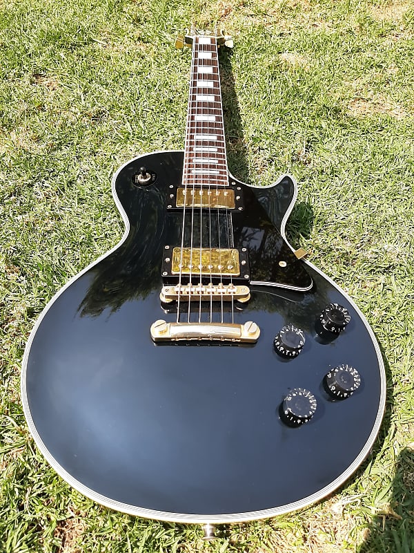 1989年製 Greco EGC68-60　ミントコレクション＋ギグバッグ Greco EGC68-60 Mint Collection LP Custom Style Ebony 1989