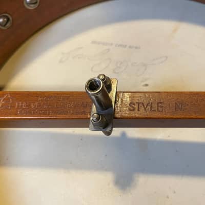 Vintage 1922 Vega Style N 4-String Tenor Banjo w/ OHSC image 6