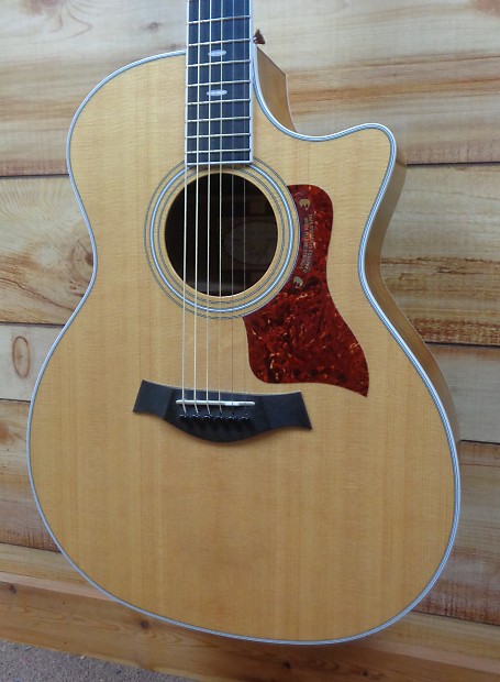 Used Taylor 414ce Ovangkol Spruce Acoustic Electric Guitar Natural