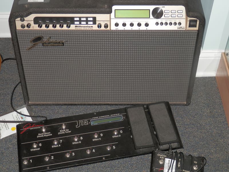Johnson Millenium Stereo 150 Guitar amp with footswitches Reverb