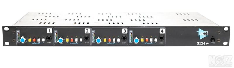 API 3124+ 4-Channel Mic Preamp 2000 - 2016 - Black image 1