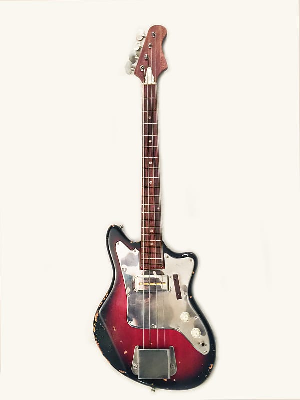 Vintage 1967 Teisco Sekova Short Scale Bass Made In Japan Reverb