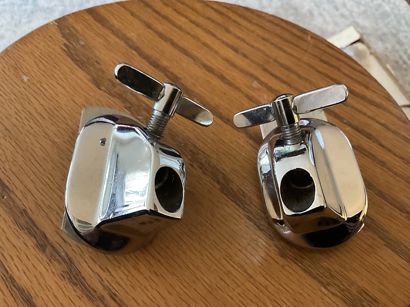 Slingerland Bass drum spur mounts 70s and 80s Chrome Reverb