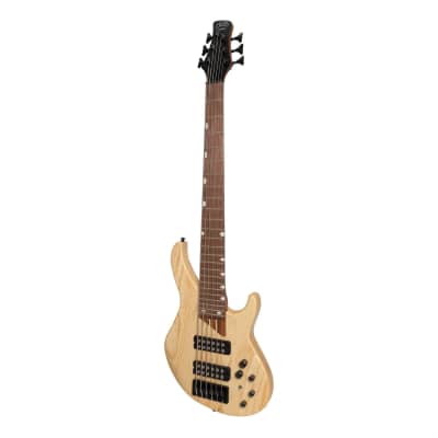 J&D Luthiers '48 Series' 6-String Contemporary Active Electric Bass Guitar | Natural Satin for sale