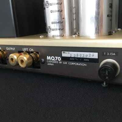 Luxman MQ-70 Stereo Tube Amplifier - 220V image 12