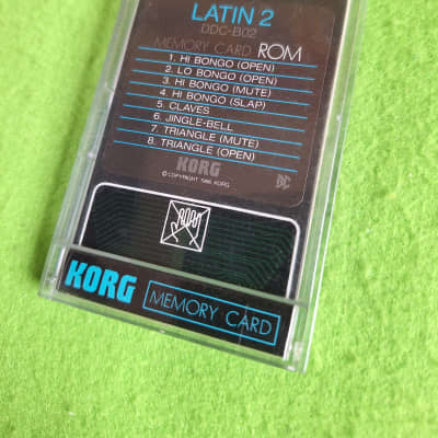 Korg DDC ROM Cards (8 x) for DDD-1 and DDD-5 - PRICE IS PER CARD ! image 6