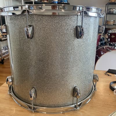 YAMAHA Absolute Air Seal System 16”x14”  2000 Sliver Sparkles image 5