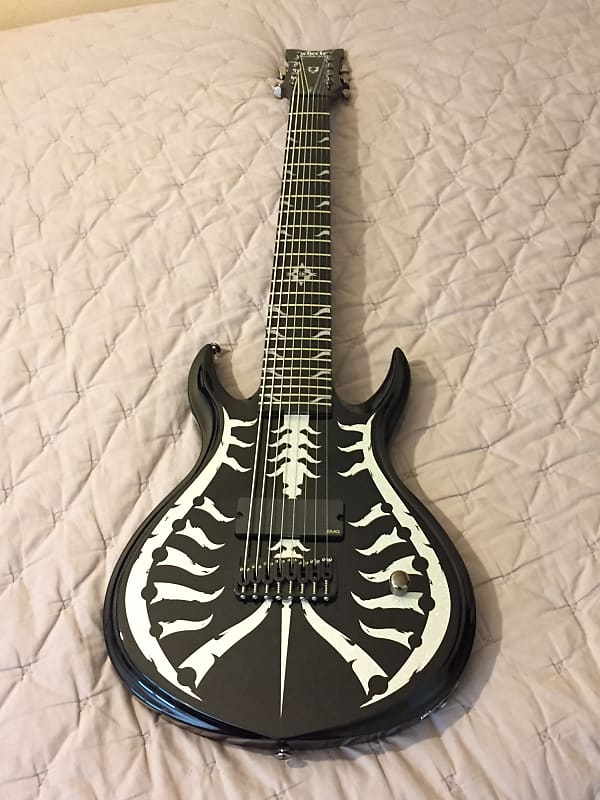 Schecter Devil Spine-8 Gloss Black 8 String Extended Range