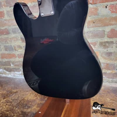 Nashville Guitar Works NGW125BK T-Style Electric Guitar w/ Maple Fretboard (Black Finish) imagen 9