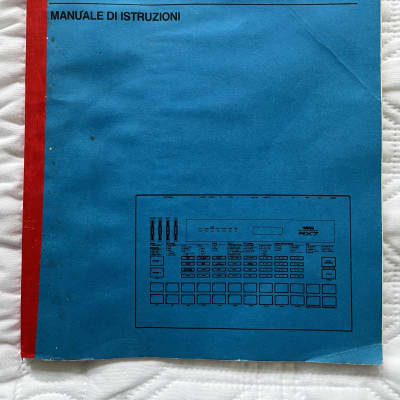 Yamaha RX7 Original manual - Italian
