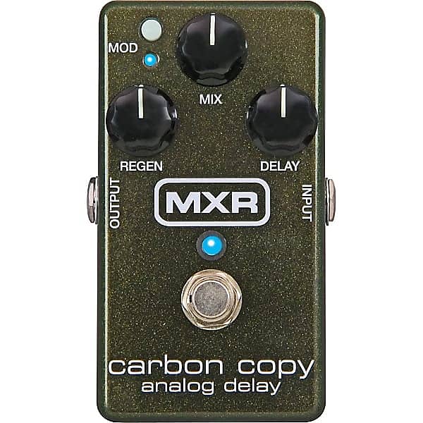 MXR   M169 Carbon Copy Analog Delay Guitar Effects Pedal 2024 - Green image 1