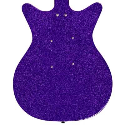 Danelectro Blackout '59M NOS+ Electric Guitar ~ Purple Metalflake image 5