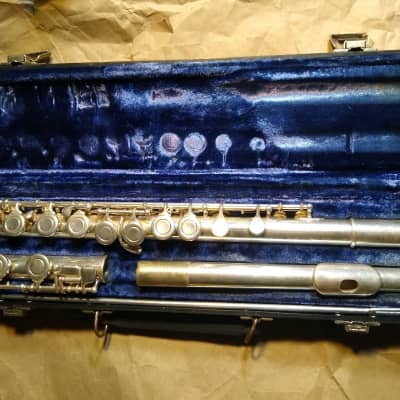Biltmore flute Silver, USA, with case and cleaning rod, Very Good Condition for sale