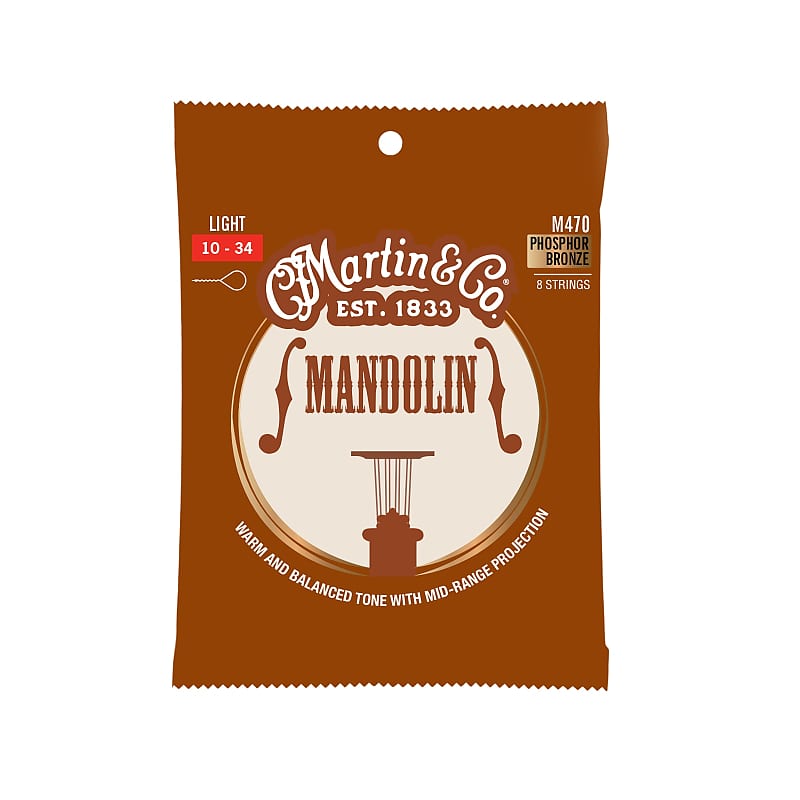 Martin M470 Mandolin Strings Phosphor Bronze Light