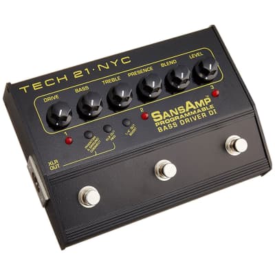 Tech 21 Sansamp Programmable Bass Driver | Reverb