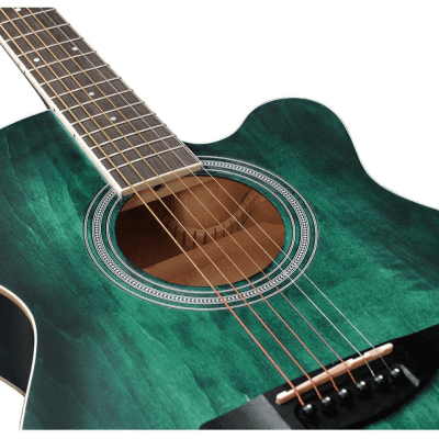 Acoustic Guitar Bundle Acoustic Guitar 40" Full Size Beginner Kit - FREE Shipping image 6