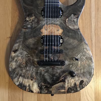 Black Diamond Custom Gandalf guitar Reverse Headstock Korina image 2
