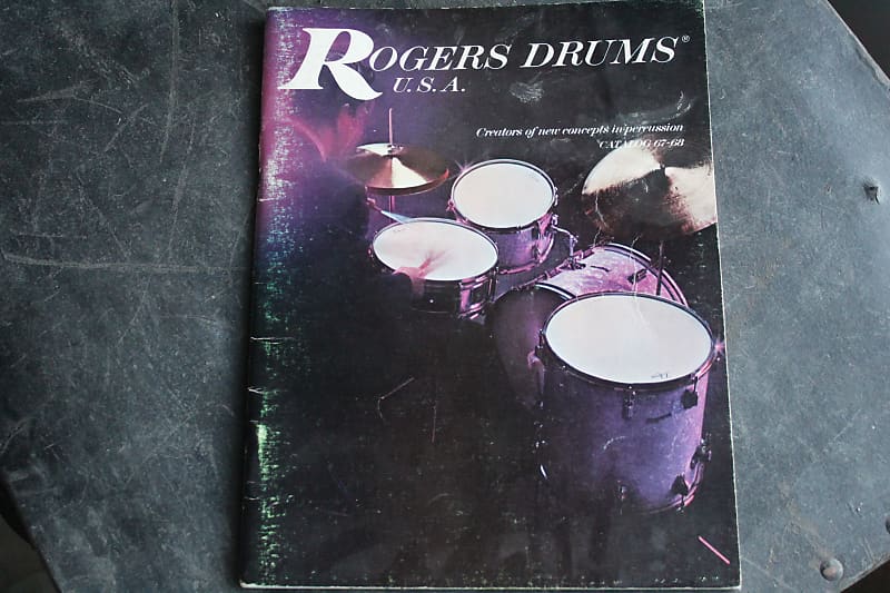 Rogers catalogs 67/68 drum catalog Buddy Rich back cover Reverb