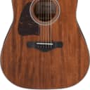 Ibanez Artwood AW54L Left-Handed Mahogany Dreadnought Acoustic Guitar Open Pore Natural